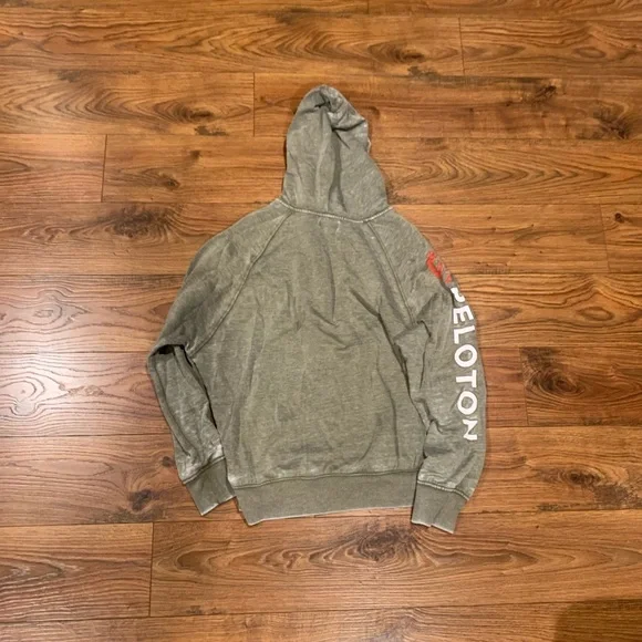 Peloton Olive Green and Red Sweatshirt - Picture 2 of 3